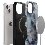 Casely iPhone 15 Case | Blue Marble | Bold Case | Compatible with MagSafe