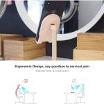 Bright Stone Phone Stand for Desk, justable Cell Phone Holder for Desk, Compatible with 4"-12.9" Phones/Tablet/iPhone/iP/Switch (Pink)