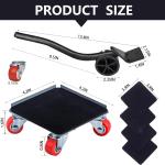 Furniture Dolly Sliders, Furniture Movers with 360° Rotation Wheels, Furniture Lifter Tool Set, Upgred Carbon Steel Panel Dolly, Suitable for Moving Heavy Furniture, Appliances, Cabinet, Fridge