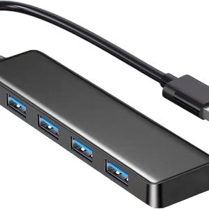 USB 3.0 Hub, VIENON 4-Port USB Hub USB Splitter USB Expander for Laptop, Xbox, Flash Drive, HDD, Console, Printer, Camera,Keybor, Mouse(Not for Charging)