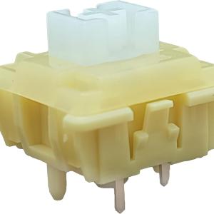 Tecsee Mechanical Keyboard Silent Shaft Switch Lubricated, Silent Linear Low Profile Yellow Medium Switch for Tablet Notebook Desktop Computer Peripheral Keyboard(70PCS Linear)