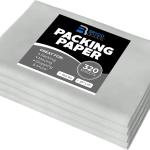Bryco Goods Newsprint Packing Paper Sheets for Moving - 10lb - 320 Sheets of Newspaper Paper - Wrapping and Protecting Fragile Items, Box Filler, Shipping Supplies - 27" x 17" - Me in the USA