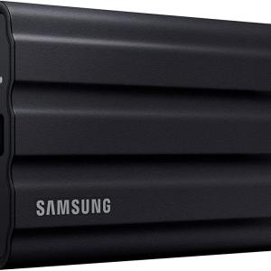 Samsung T7 Shield 4TB Portable SSD - 1050MB/s, Rugged, Water & Dust Resistant, for Content Creators - Black