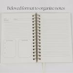 Stefast & Sustained Church Notes Journal Extended Edition - 4 Pages per Sermon - Organize & Apply Sermon Notes - Formatted to Write Key Points, Bible Verses, Notes, and Application (Seafoam Green)