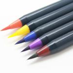 Akashiya CA200/5VC SAI Watercolor Brush Pen of 5 Color Set, Autumn