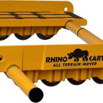 Rhino Cart All Terrain Mover Heavy Duty Appliance Dolly for Building Material Handling & Moving Heavy Furniture with Ease - Expands up to 46” with a 2,000lb Lo Rating - Me in USA