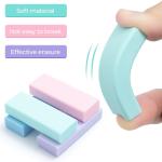 M&G 4 Pcs Cute Erasers for Kids Sliding Retractable Pencil Erasers, Push Pull Design Cute Erasers Stationery Supplies for Kids Back to School Supplies for Office