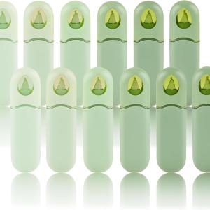 Temiary 12Pcs Cute White Smooth Pull Out Tape, Easy to Use White Correction Pens, 1/5 x 236in Smooth Writing & Aesthetic Office School Supplies (Green)