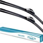 VTOGOI OEM Quality 24''+19'' Premium All-Season Auto Windshield Natural Rubber J-Hook Wiper Bles(Pack of 2)