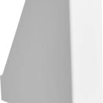 Basics Rectangular Plastic Desk Organizer, Magazine Rack, White, 2-Pack