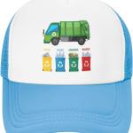 Garbage Trucker Hat for Boys and Girls - Outdoors Snapback Hats for Hiking, Climbing, Outdoor venture