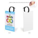 Autism Safety Tag Card,Autistic Please Be Patient,Autism Medical Id Tag for Wagon/Strollers Devices