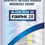 Rain-X Acoustix 20" Wiper Bles (Pack Of 1), Whisper Quiet Automotive Replacement Windshield Wipers, Plasma Treated & Graphite-infused Coating for Smooth Performance & Long-lasting Durability