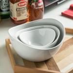 YHOSSEUN 3 Tier Serving Stand Oval Serving Bowl with Metal Rack, Tied Serving Bowls Food Display Dessert Appetizer, Chip and Dip Serving Bowl Set for Parties, Gold-45oz / 17.5oz / 7oz