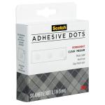 Scotch hesive Dots, Medium, 0.3 inches, 300 Dots/Pack, Easy Dispensing, Permanent, Photo-Safe, 1-Pack