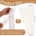 Precut Scotch Tape Strips - 150 Pack 2"x12" Clear Double Sided Tape, Weather Resistant Strong Sealing for Packaging Shipping Mailing Home Office Warehouse