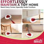 HOMEXCEL Mop Replacement Hes Compatible with O-Cedar EasyWring Spin Mops 3 Pack-Washable Microfiber Spin He Refills-Easy Cleaning Mop He Replacement