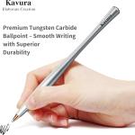 Metal Gravity Spinner Pen – Crafted with Japanese Precision, Anodized for a Sleek Metallic Finish – Relieves Stress & Sparks Creativity – Elegant Gift for Professionals and Gruates (Silver)