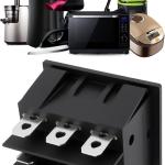 Create idea 5 PCs 9-Pin 2 Position KCD3 Red Light Rocker Switch 34x40mm for Household Appliance Switches 16A 250V/125V