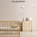 Dr.Care Baby Monitor Floor Stand, Universal justable Gooseneck Holder with Stable Base, No-Drill Installation, Compatible with All Dr.Care Cameras