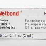 3M Vetbond Tissue hesive 0.1 oz (3 mL) – Fast-Acting Veterinary Wound Glue for Pets, Surgical-Gre Skin hesive Sealant with Blue Tint for Precise Application, Includes Reusable Applicator Tips