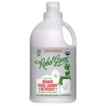 Rebel Green Laundry Detergent, Organic and Sulfate Free Hypoallergenic Laundry Soap, Unscented, 64 Lo Bottle