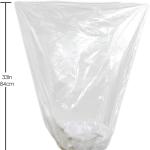 TYPLASTICS Trash Can Liners - Wholesale 1000 Count High Density Garbage Bags on Perforated Roll 10-15 Gallon 24" x 33"