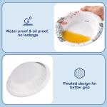 JOLLY CHEF 160 Count Paper Bowls 20 oz Soak Proof and Cut Proof Microwave Safe Heavy Duty Flower Printed Disposable Bowls Large for Dinner or Lunch