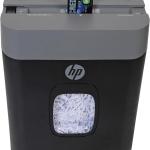 HP - Crosscut Paper Shredder, 8-Sheet Manual Feed, Shreds Credit Cards & Staples, Heavy Duty Paper Shredder for Home Use with 3.4 Gallon Basket