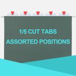 HERKKA Extra Capacity Hanging File Folders, 30 Pack Reinforced Hang Folders with Heavy Duty 1 Inch Expansion, Designed for Bulky Files, Medical Charts, Letter Size, Green