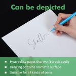 KOPAIBOS Freezer Paper Sheets for Quilting & Crafts - 8.5x11 Inches, 30 Sheets - Heavy Duty, Laser & Inkjet Printable Wax Paper for Quilters, Applique & Sewing Projects