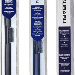 Subaru 2019-2026 Forester Front & Rear Windshield Wiper Full Ble Set of 3 - SOA591B726, SOA591B717, SOA591R614 - Genuein OEM