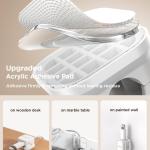 6 Pack Magnetic Cable Clips [Cable Smooth justable] Cord Holder, Under Desk Cable Management, JOYROOM hesive Wire Holder Keeper Organizer for Home Office Desk Phone Car Wall Desktop Nightstand