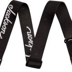 Jackson White Logo Strap, Guitar Accessories, Black, 2in