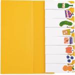 ban.do Sticky Tab Notes with Food Theme Novelty Page Flags for Annotating, Picnic Set