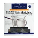 Faber-Castell Getting Started Drawing & Sketching Set: 20 Sheets (6" x 8")