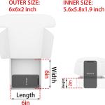 Small Pink Shipping Boxes for Small Business Pack of 25-6x6x2 inches Cardboard Corrugated Mailer Boxes for Shipping Packaging Craft Gifts Giving Products