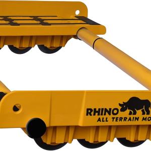 Rhino Cart All Terrain Mover Heavy Duty Appliance Dolly for Building Material Handling & Moving Heavy Furniture with Ease - Expands up to 46” with a 2,000lb Lo Rating - Me in USA