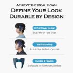 FORBEAUT DropSet, Men's Side Hair Press Tools for Down Perm with Air Hole Patent Technology, Scalp Care & Protection, Men's Hair Styler & Straightener for Grooming - Fast & Easy Styling