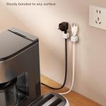 6 Pack Magnetic Cable Clips [Cable Smooth justable] Cord Holder, Under Desk Cable Management, JOYROOM hesive Wire Holder Keeper Organizer for Home Office Desk Phone Car Wall Desktop Nightstand