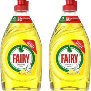Fairy Washing Up Liquid Lemon (320ml) - Pack of 2