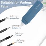 Amabro Small White Out Tapes, 6PCS Tape Roller Instant Correction Tape Mini Whiteout Tape Set Cute Correction Rollers for Students Office Workers Home School Stationery Supplies (Grient Blue)