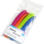 ZZTX 4 PCS Professional Magnetic Staple Remover Puller Staples Remover Staple Removal Tool for School Office Home 4 Colors