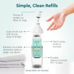 Puracy Dish Soap Clean Can Bundle - Starter Set and 3 Pack Refill, Non-Toxic Dish Soap Plant-Powered Dishwashing Soap, Natural Dish Soap Liquid - Green Tea & Lime and Organic Lemongrass