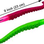 Maydahui 24 PCS Octopus Shaped Ballpoint Pen Devilfish Pens Black Ink Soft Silicone for Office Party Home