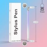 Bopomofo 2PCS Stylus Pens for Touch Screens,Stylus Pen for iPhone/iP/Tablet Android/Microsoft Surface,Compatible with Touch Screens(Purple/Blue)