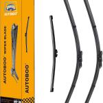 3 Wiper Bles Replacement for Ford Explorer 2011-2018 2019 2020 2021 2022 2023 2024,Original Equipment Replacement Front and Rear Windshield Wiper Ble - Pinch Tab 26"/22"/11" (Set of 3)