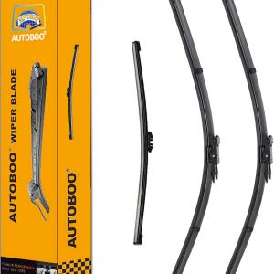 3 Wiper Bles Replacement for Ford Explorer 2011-2018 2019 2020 2021 2022 2023 2024,Original Equipment Replacement Front and Rear Windshield Wiper Ble - Pinch Tab 26"/22"/11" (Set of 3)