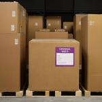 Universal Waste Labels - Hazardous Waste Labels for Chemical Waste Bin, 6 x 6 Inches, Strong hesive, 100 Labels per Roll, Durable Waste Management Stickers for Safety & Proper Handling