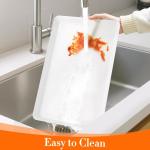 WOWBOX 4 pcs Serving Tray for Entertaining, Serving Platters for Snacks, Fruit, Cookies, Dessert, Reusable Plastic Trays for Serving Food, (White, Black, Green, Red)